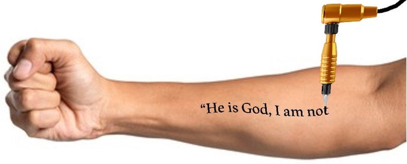 “He is God, I’m not.”